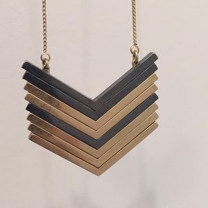 Madewell arrowstack chevron necklace